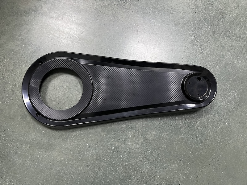 Sports Equipment Plastic Injection ABS Molding Chain Guard Cover Assembly