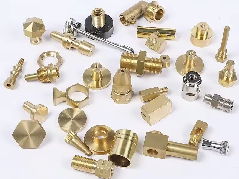 Brass stainless steel aluminum parts low price cnc machining services turning and milling parts