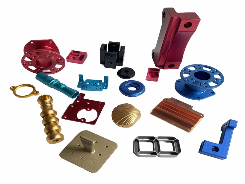 Custom CNC aluminum Anodizing milling machine parts fabrication service