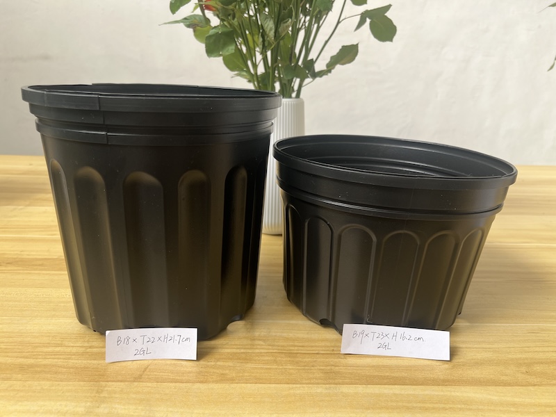 1 2 5 7 10 15 20 Gallon Garden Home Greenhouse Horticulture Round Plastic Plant Nursery Pots with Drainage Hole Plant Container